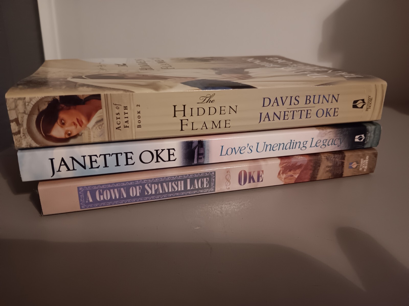 Janette Oke Mixed Lot Of 3 Books Historical Christian Romance Novels (Da)