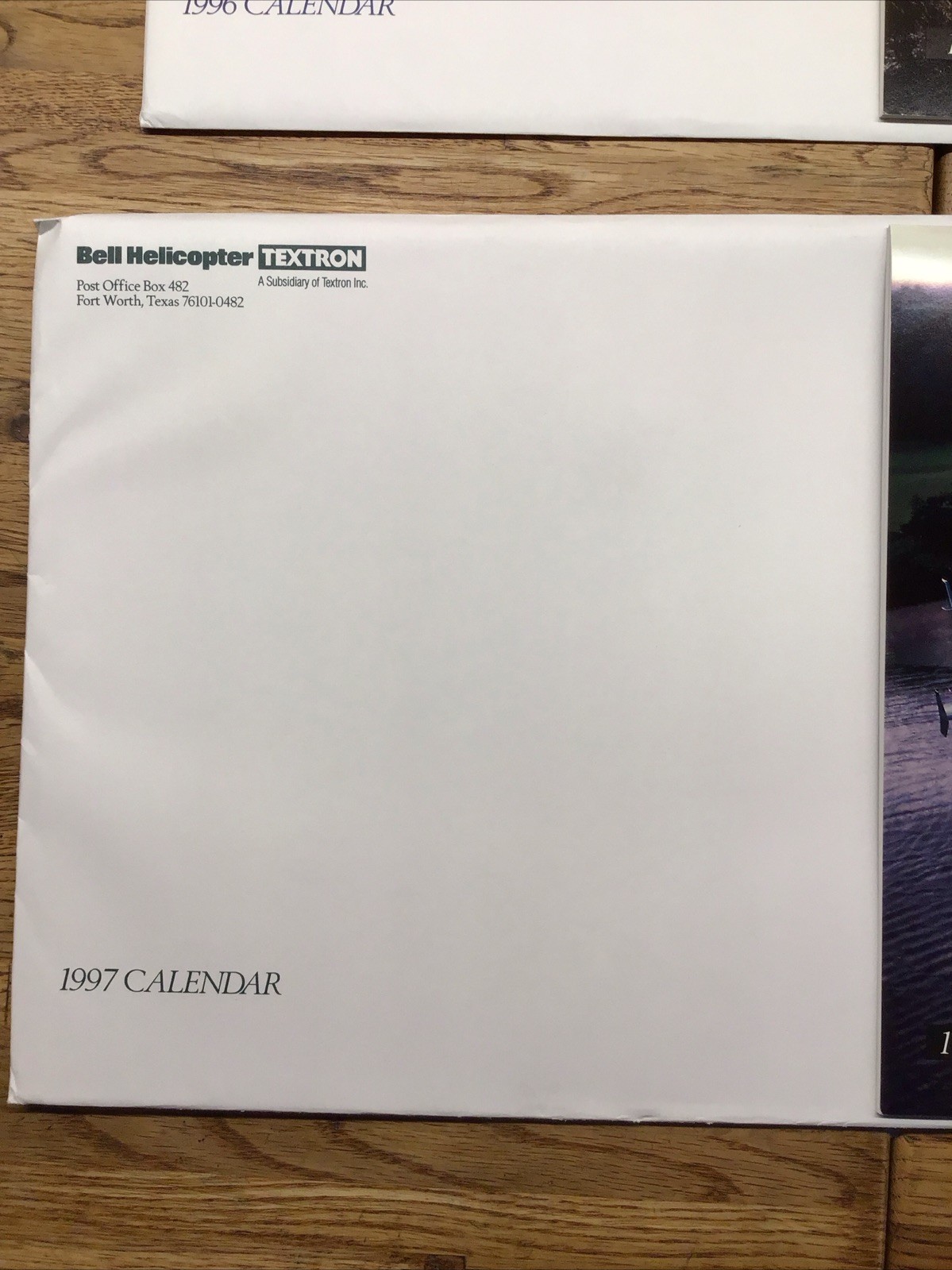 BELL HELICOPTER – Appointment Calendar – 1995 1996 1997 – Lot Of 3 – MM6.115
