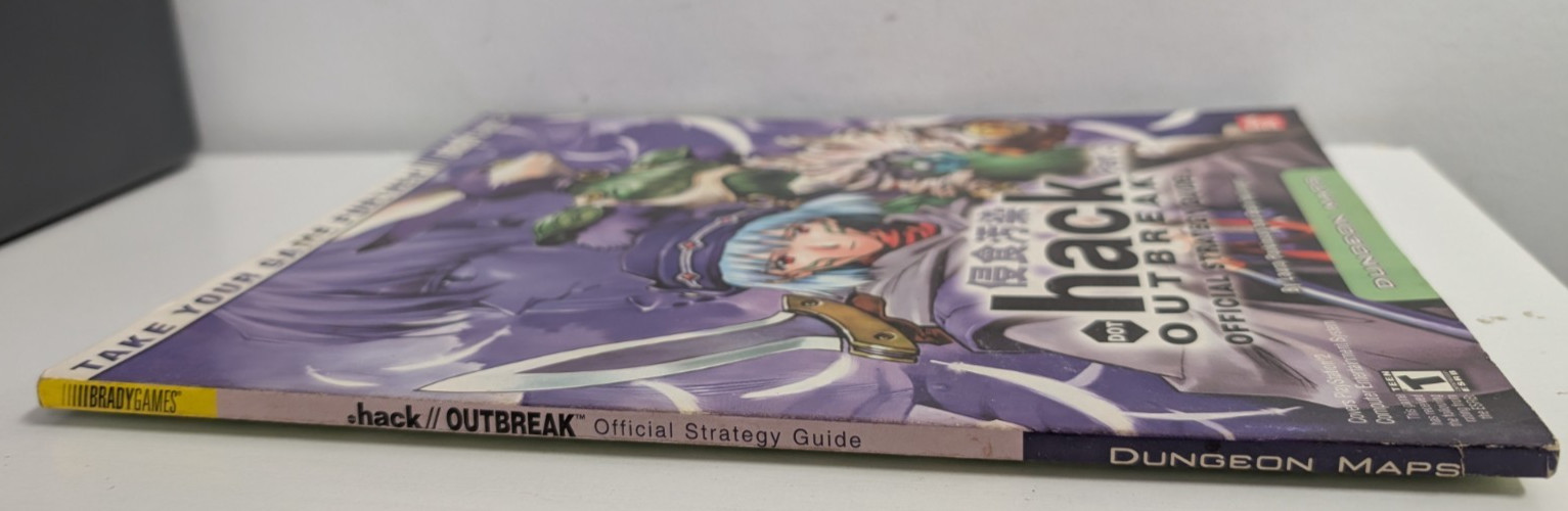 .Hack Dot Hack Outbreak Part 3 Bradygames Official Strategy Guide Bandai 2003