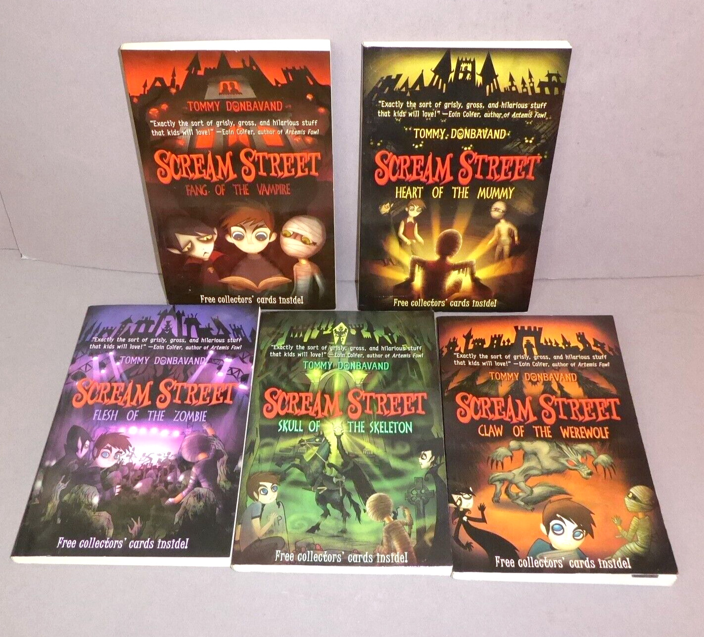 Scream Street Vol 1, 3, 4, 5, 6 – Tommy Donbavand, Lot of 5 Children PB Books