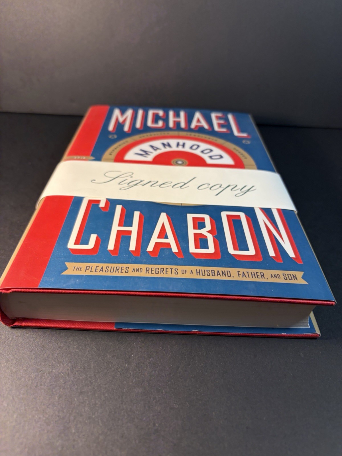 Michael Chabon “Manhood For Amateurs” Signed UK Edition Fourth Estate