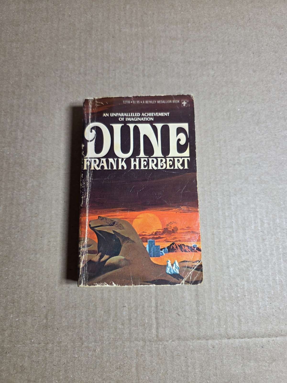 Dune by Frank Herbert paperback book Berkley 1975