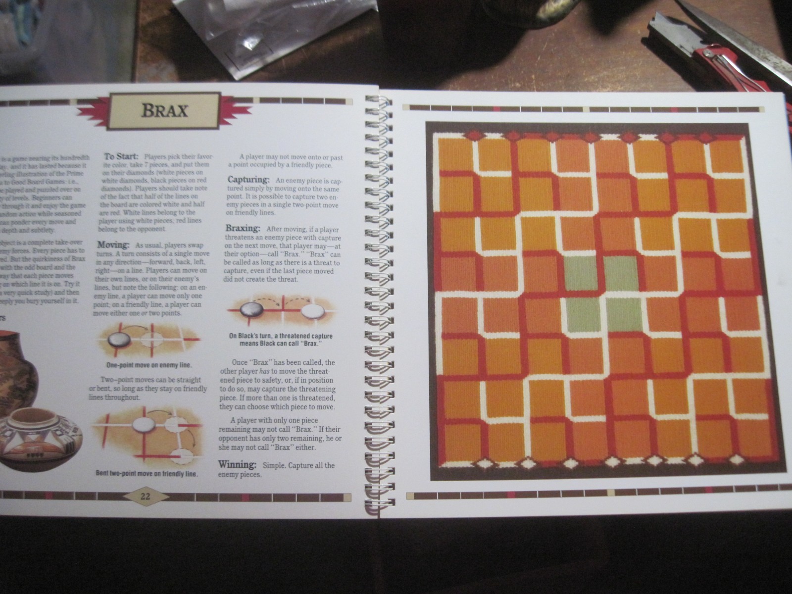 The Book of Classic Board Games with Other (Klutz) – Spiral-bound – GOOD