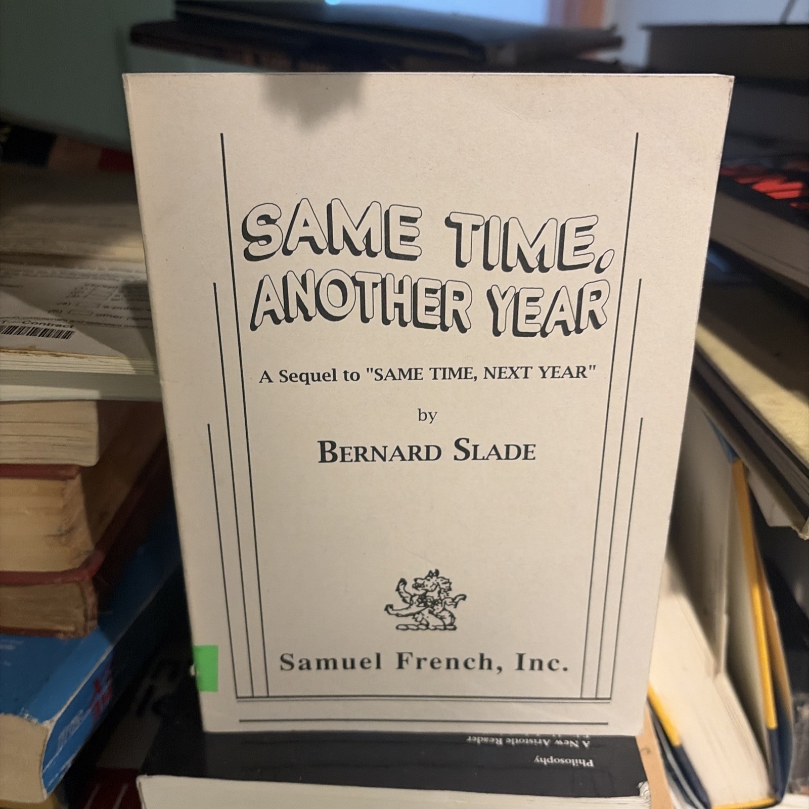Same Time, Next Year Paperback Bernard Slade