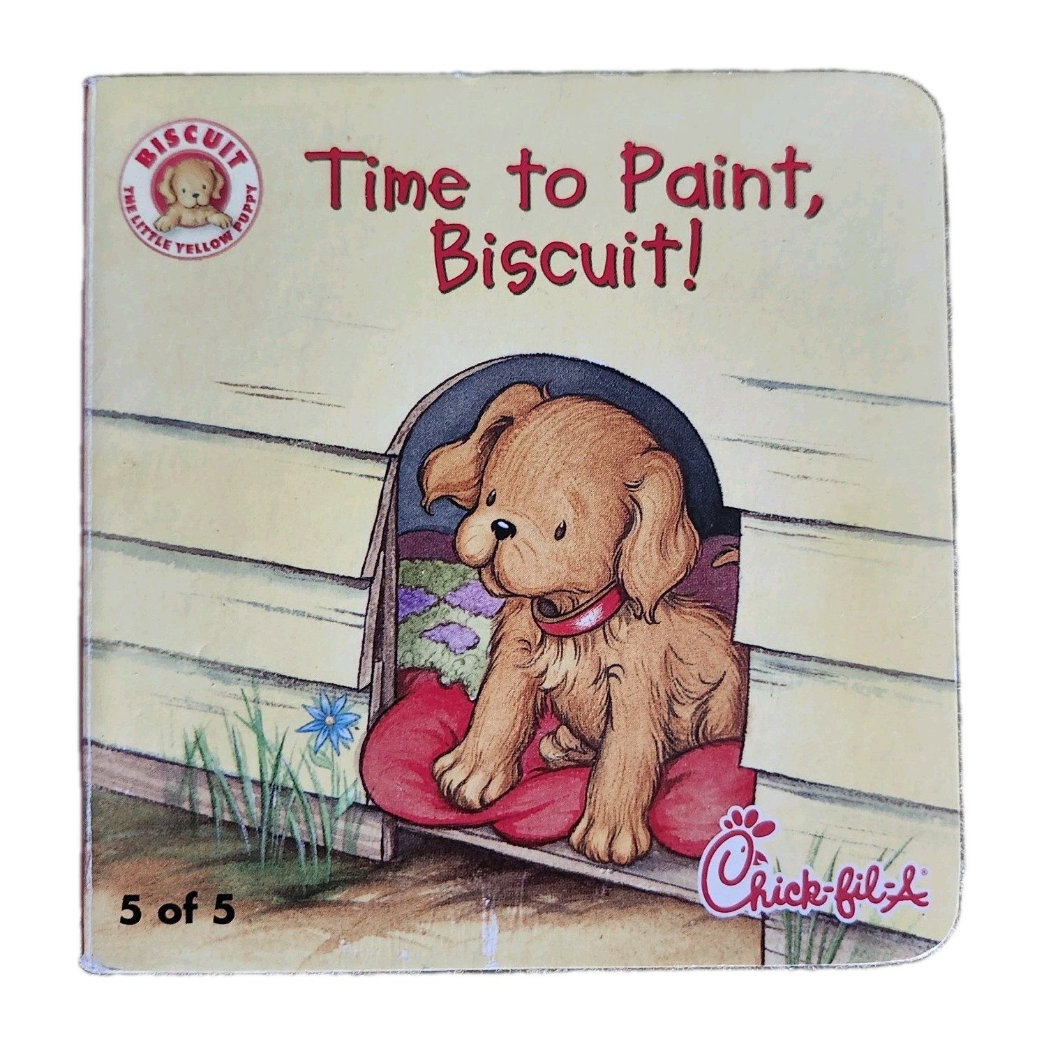 Time to Paint, Biscuit! Dog Board Book Alyssa Satin Capucilli Chick-fil-A