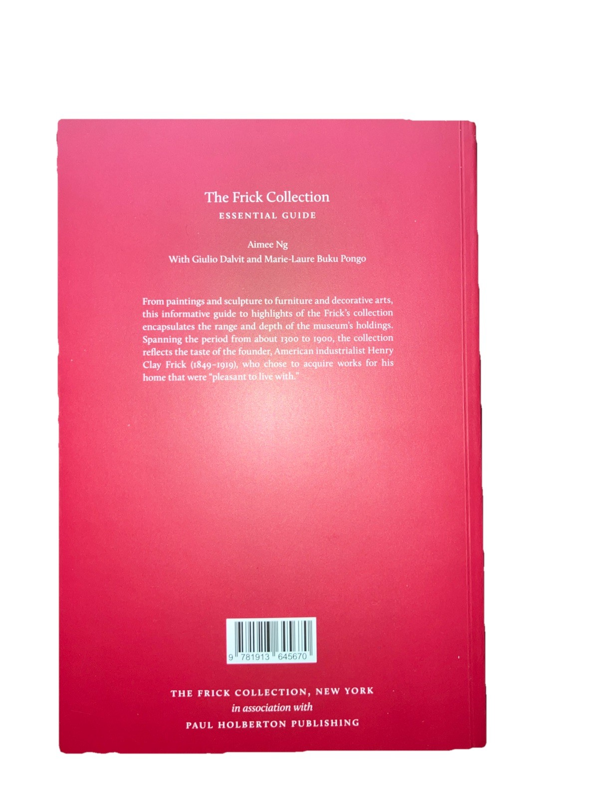 The Frick Collection: Essential Guide paperback new