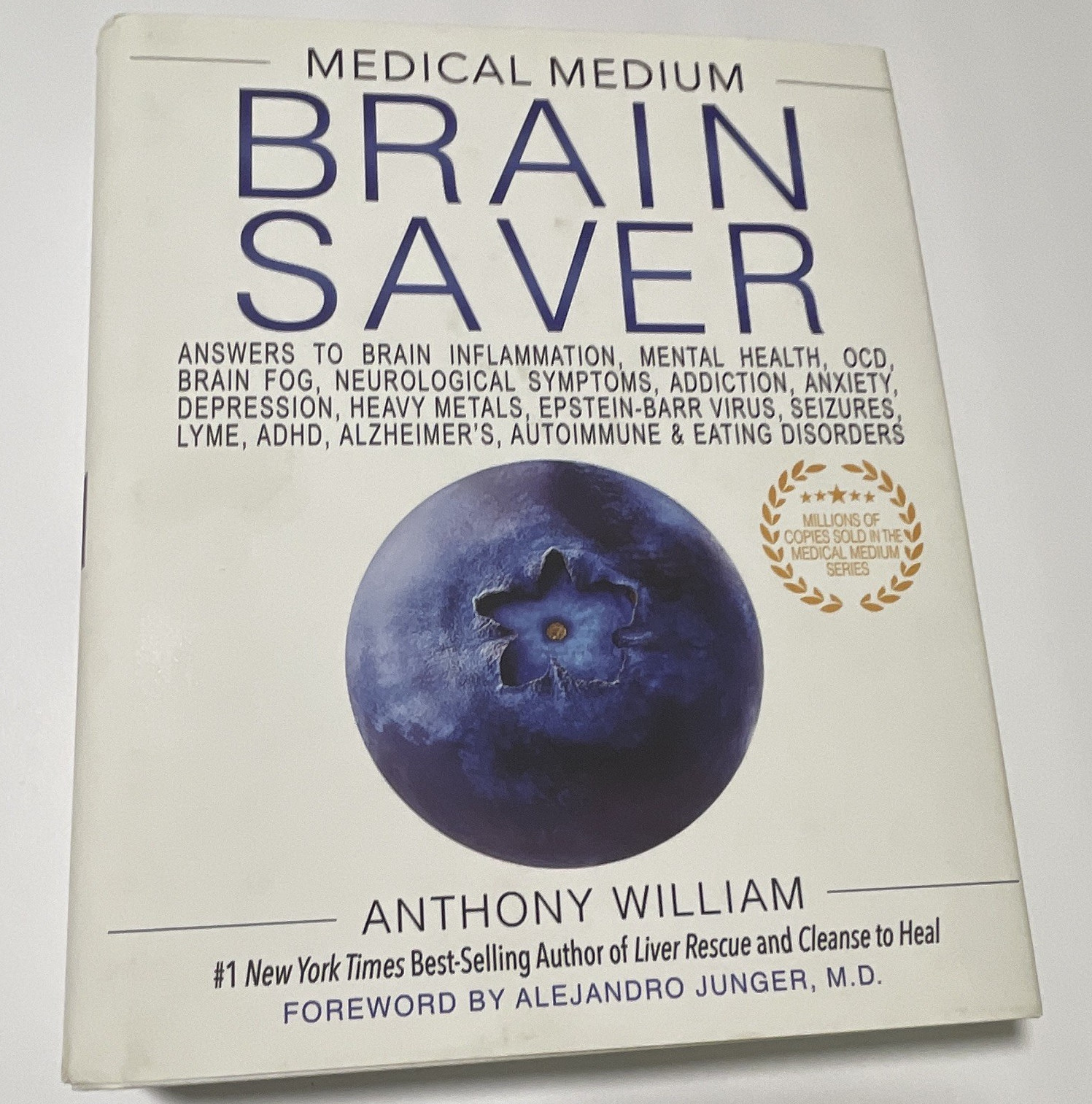 Medical Medium Brain Saver by Anthony William Hardcover w/Dust Jacket