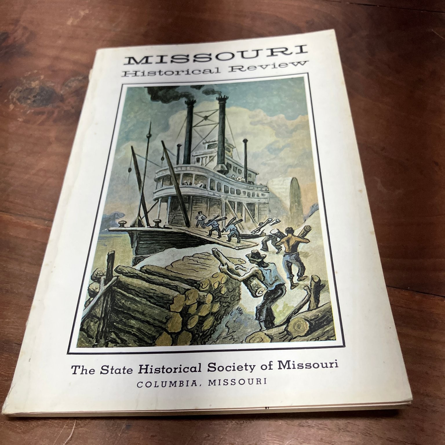 Missouri Historical Review Oct 1968 Vol LXIII No 1 Thomas Hart Benton Cover Art