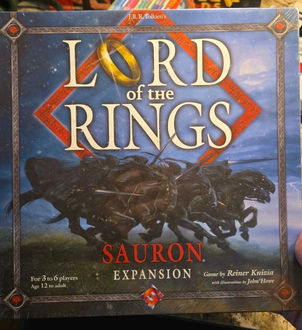 Lord Of The Rings Sauron Expansion Board Game – Complete, 2002 Sealed