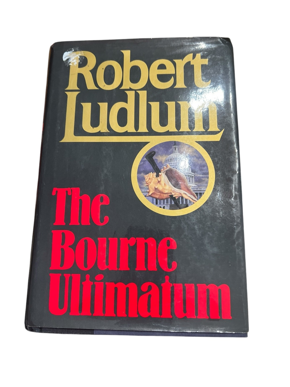 THE BOURNE ULTIMATUM Robert Ludlum 1990 First Edition Large Print Random house
