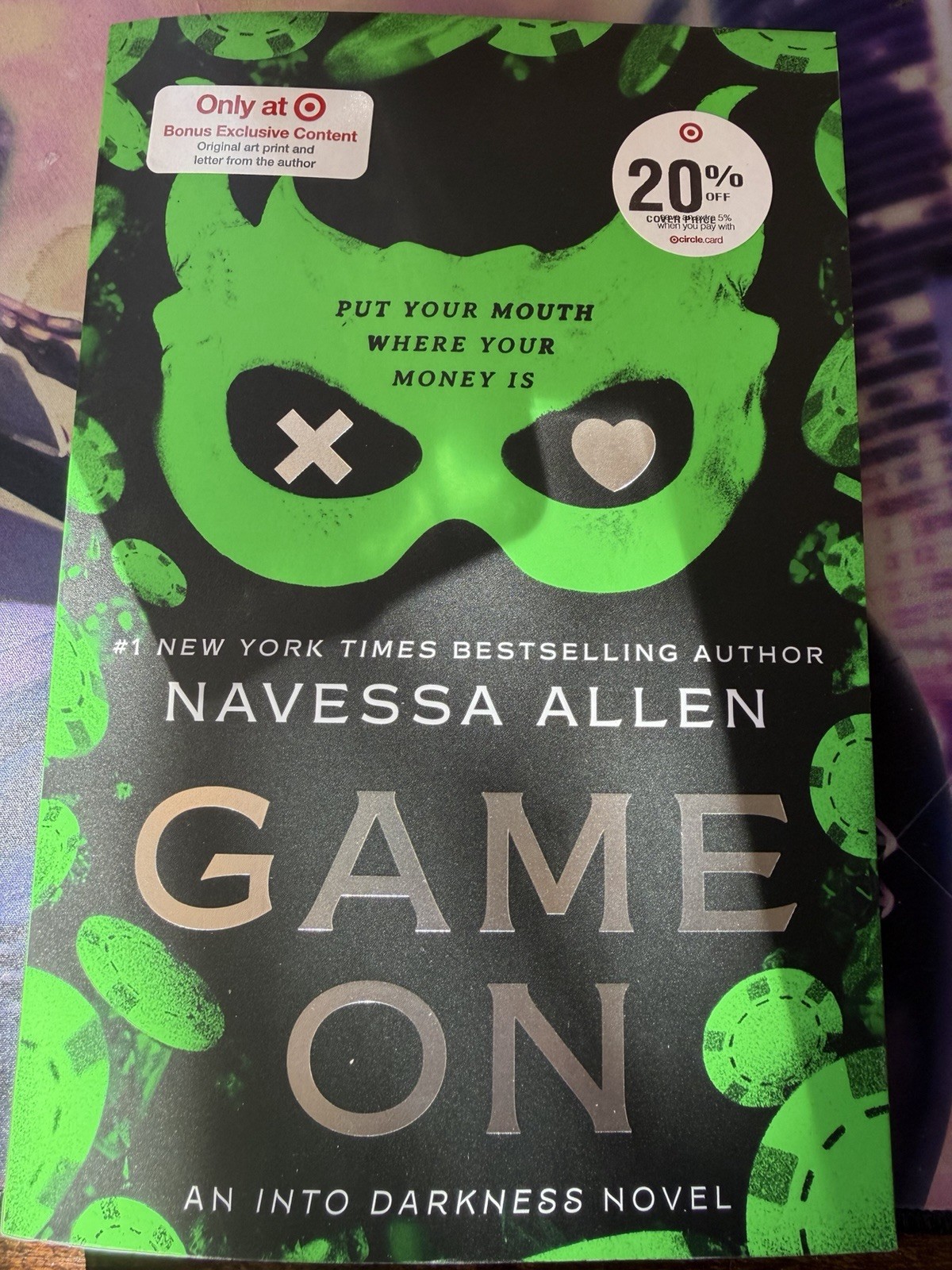 [Target Exclusive Edition] Game On by Navessa Allen. SPRAYED EDGES