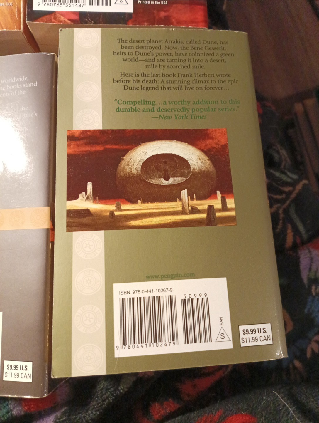 VTG Dune Series – Frank & Brian Herbert, Kevin Anderson PB Book Lot of 8