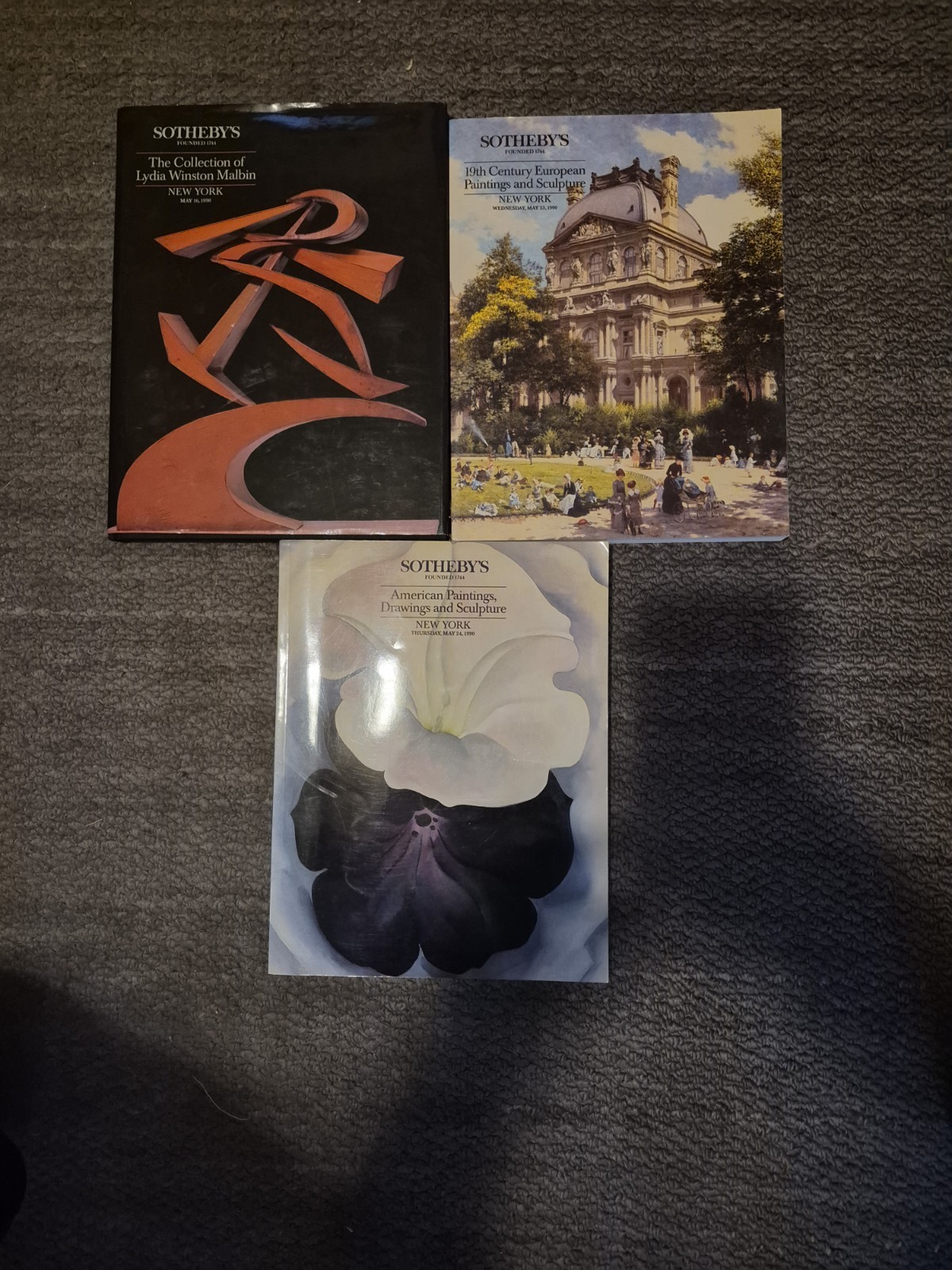 Lot Of 3 Sothebys Books 1 Hardback 2 Paperback