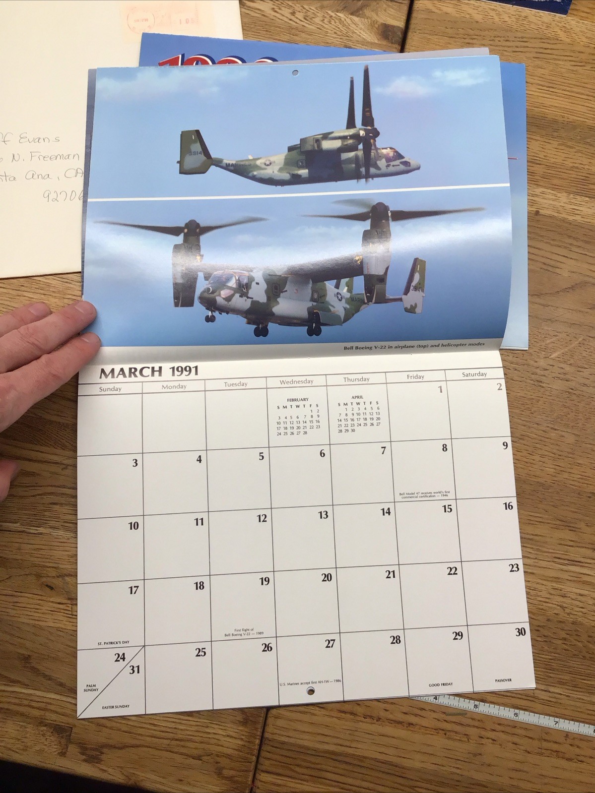 BELL HELICOPTER – Appointment Calendar – 1989 1990 1991 – Lot Of 3 – MM6.110