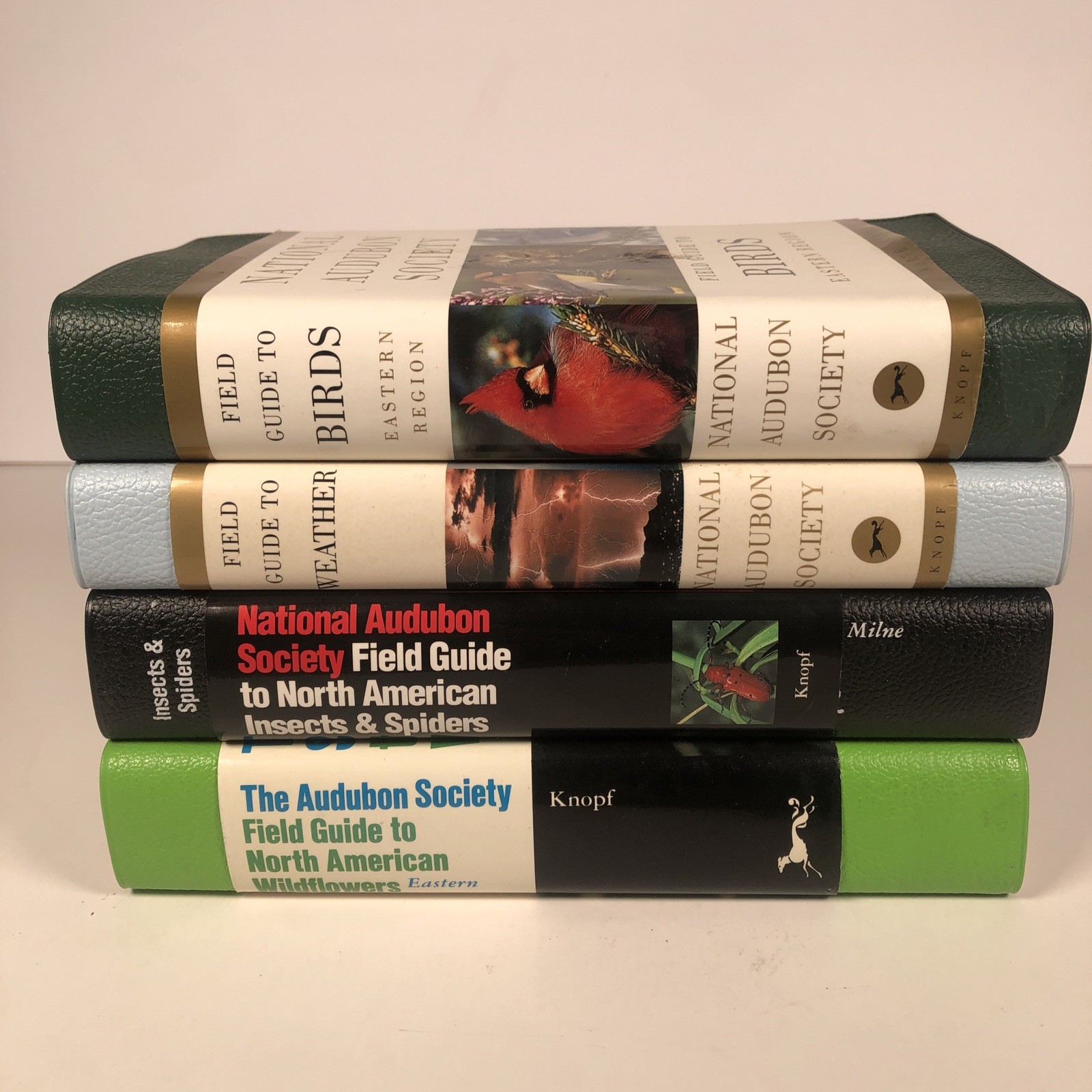 NATIONAL AUDUBON SOCIETY Field Guide Lot of 4 Birds Wildflowers Insects Weather