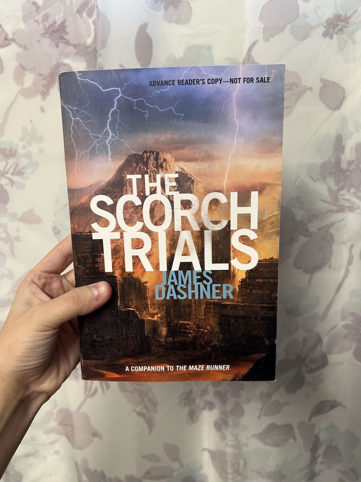 The Scorch Trials By James Dashner ARC (Advance Reader Copy) RARE