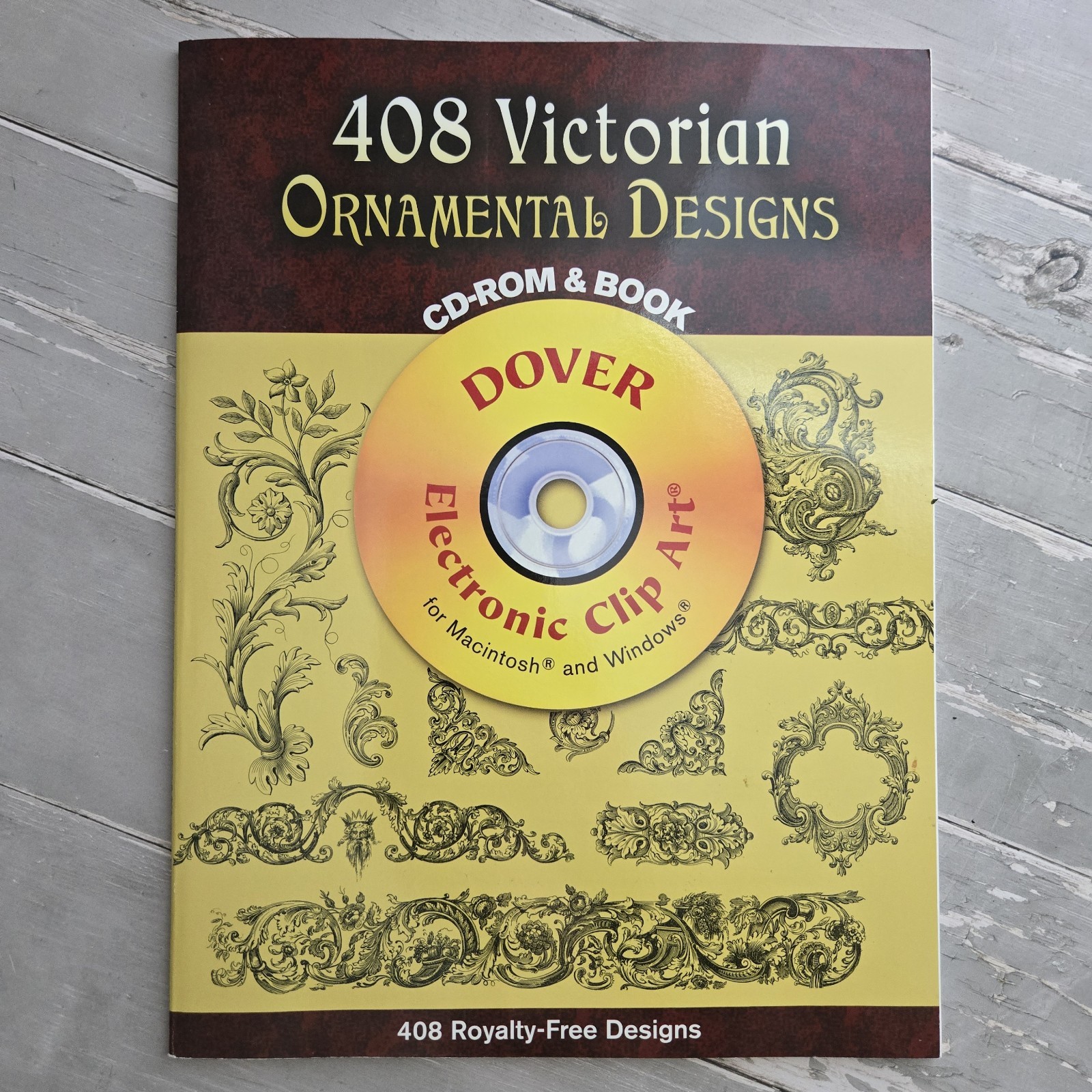408 Victorian Ornamental Designs [w/ CDROM] by Dover