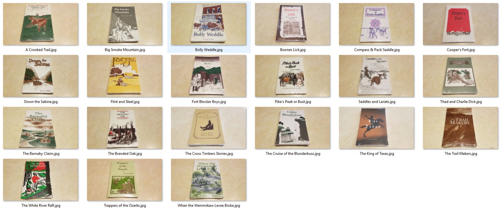 Set of 21 Books By Lewis B. Miller – Brand New, Still in the Shrink Wrap!
