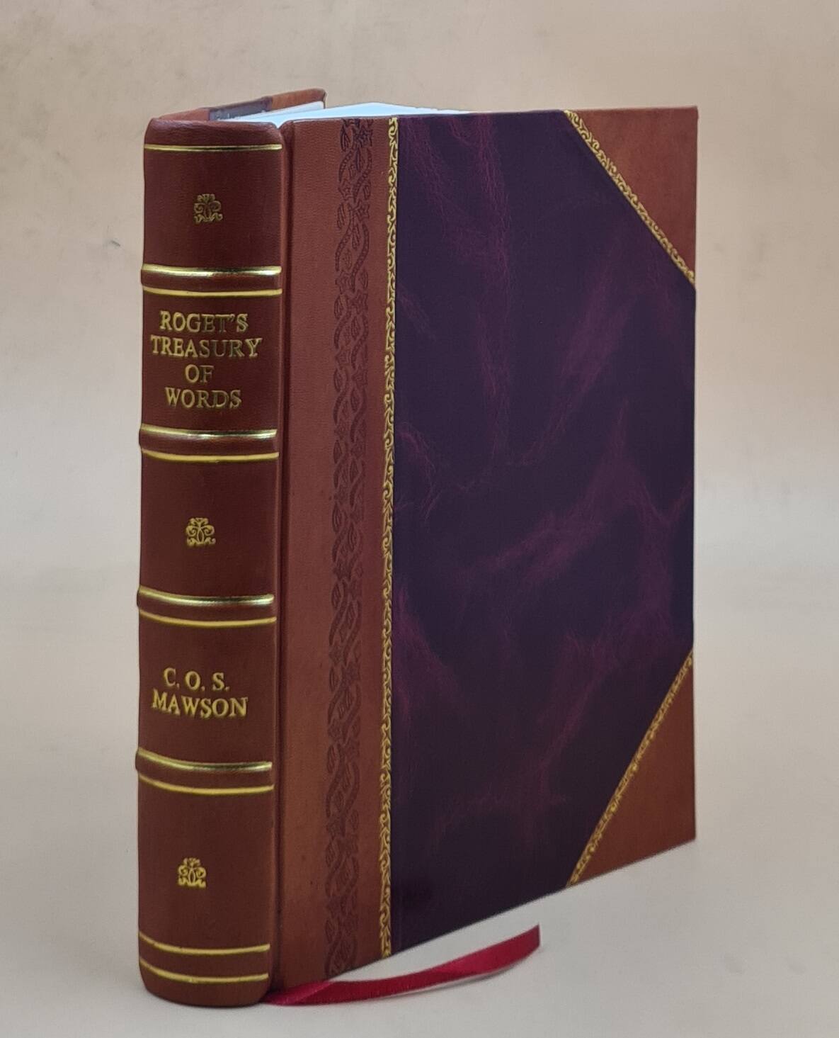 Roget’S Treasury Of Words, Abridged From Roget’S International T [Leather Bound]