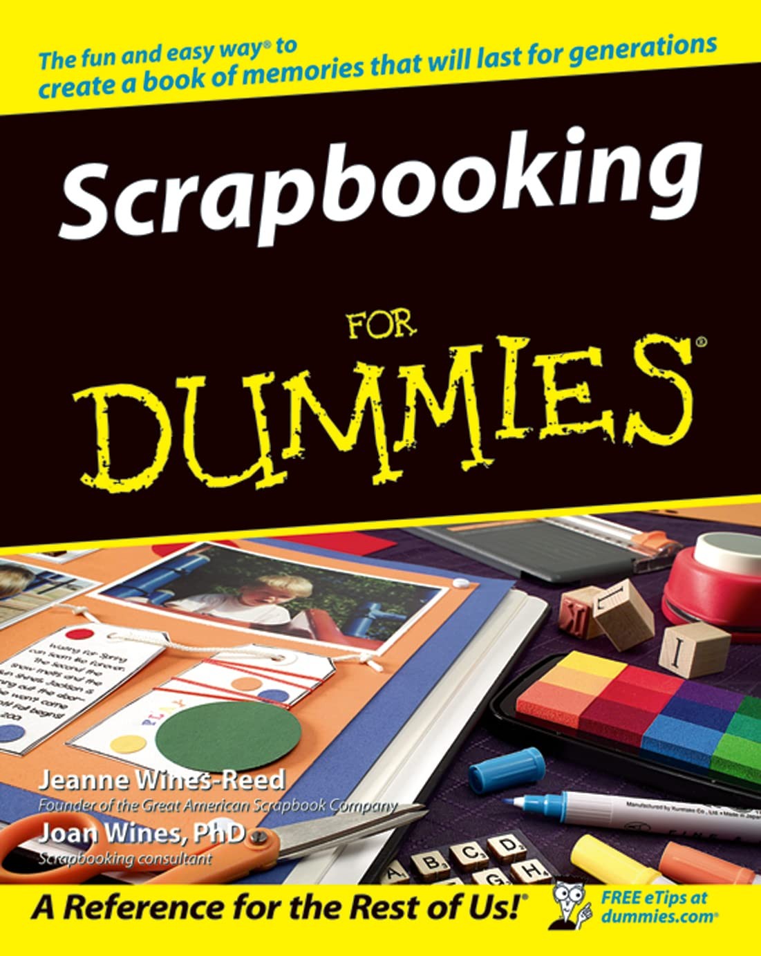 Scrapbooking For Dummies – paperback Wines-Reed, Jeanne|Wines, Joan