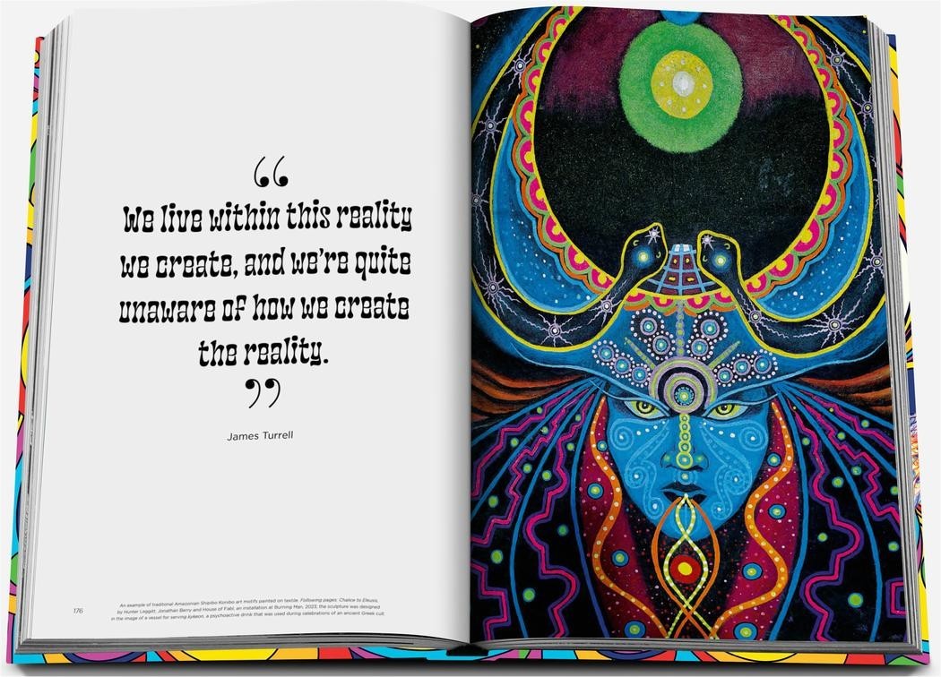 PSYCHEDELIC NOW by JULIA CHAPLIN -NEW 2025 ASSOULINE HC – GROOVY ILLUSTRATIONS!