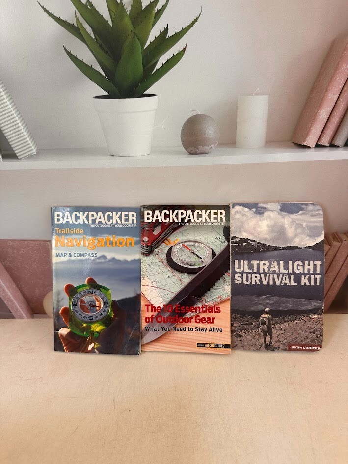 Lot of 3 Falcon Field Guide – Backpacking Trail Navigation