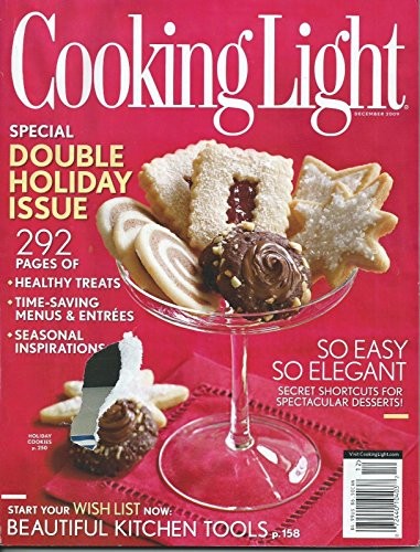 Cooking Light (Special Double Holiday Issue: 292 Pages of Healthy Treats, Ti…