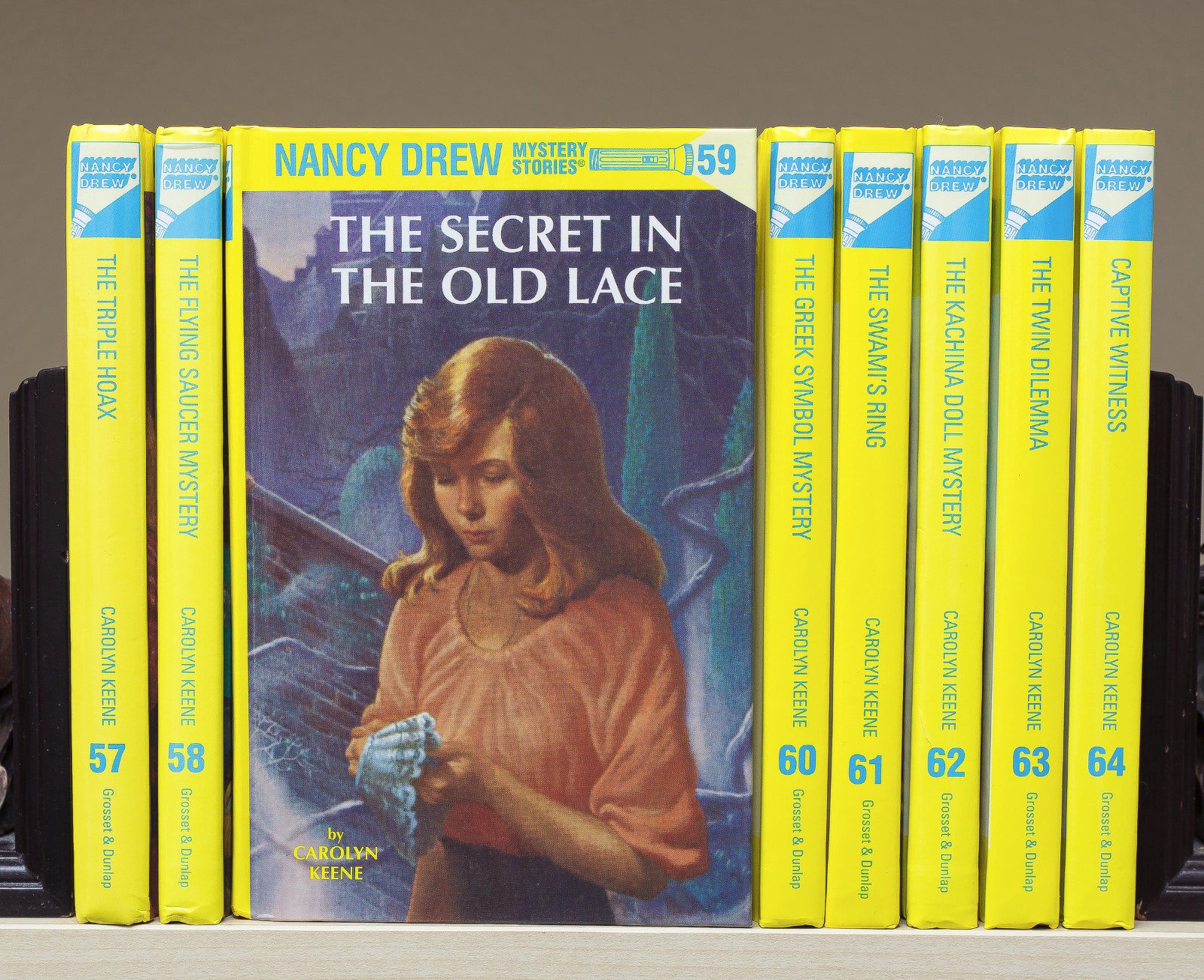 NANCY DREW Mystery Rare 8 Book Set 57 58 59 60 61 62 63 64 Hardcover Lot (