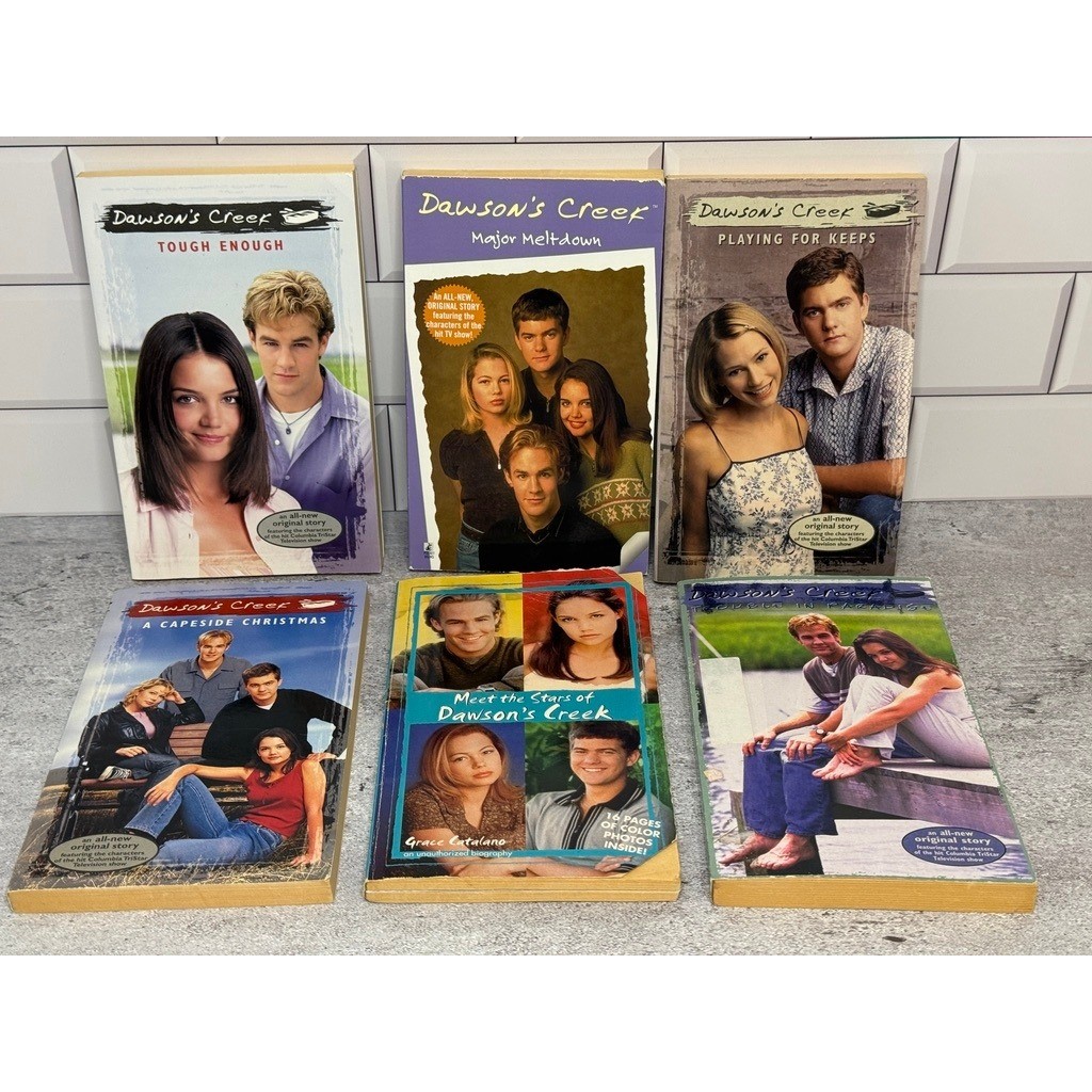 Dawsons Creek Book Lot of 6 Paperbacks Tough Enough Major Meltdown 90s TV Show