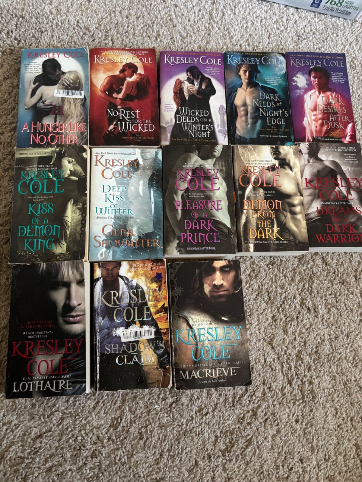 kresley cole immortals after dark First 14 lot
