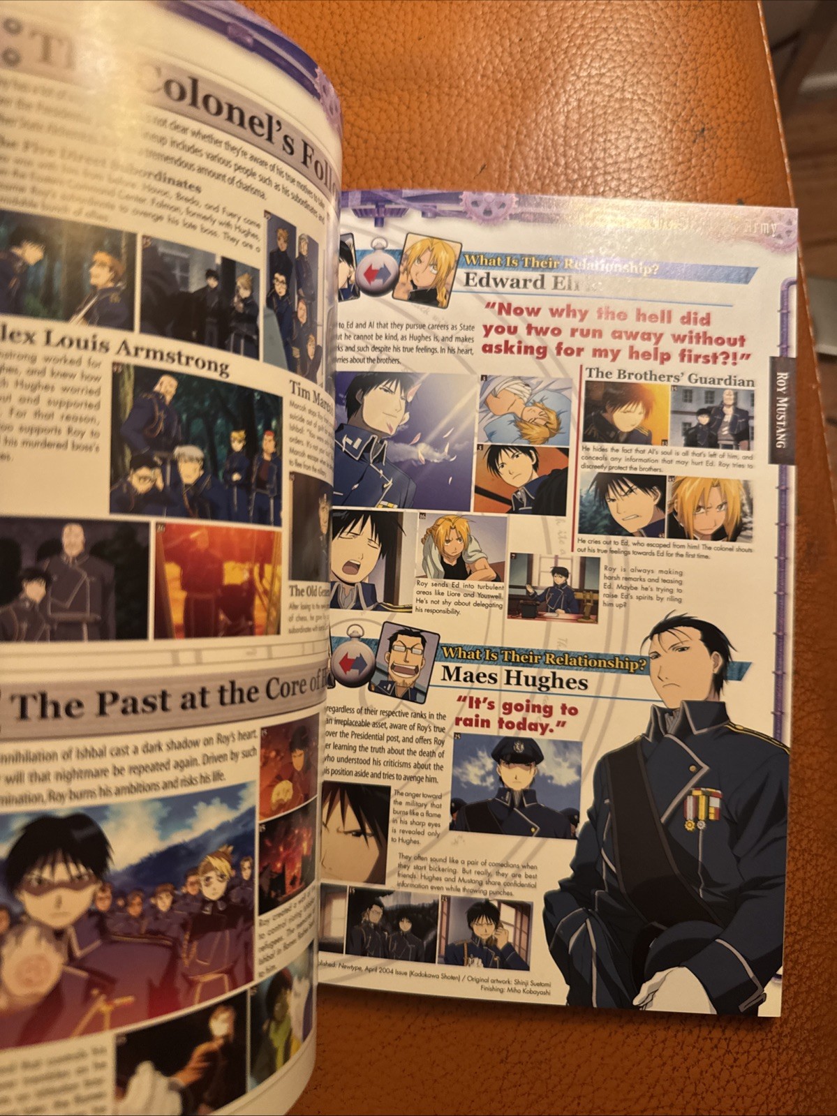 Fullmetal Alchemist Anime Profiles 2004, Viz Media, LIKE NEW Illustrated POSTER