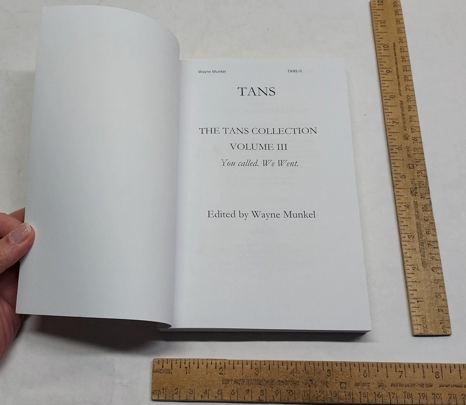 TANS – The TANS Collection – Volume III – You Called. We Went – ASA – pb BOOK