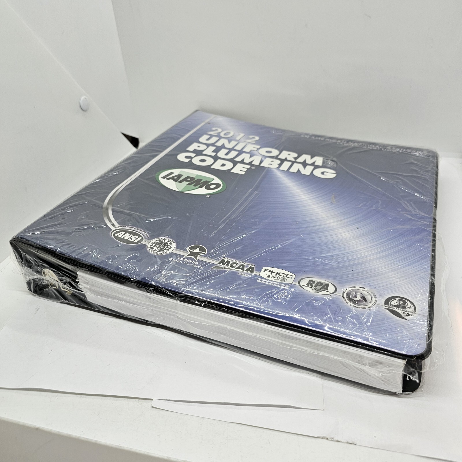 Uniform Plumbing Code Book 2012 American National Standard 3 ring binder.