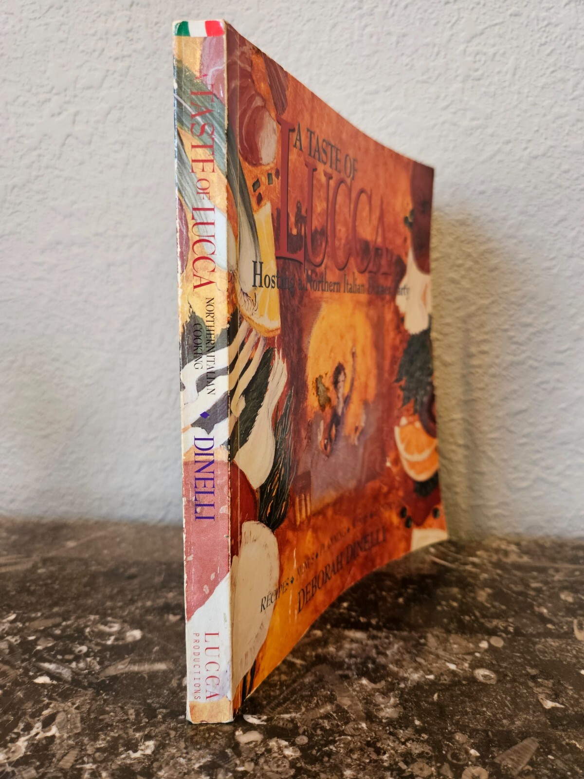A Taste of Lucca – Signed by author Deborah Dinelli – 1996 – 208 pages