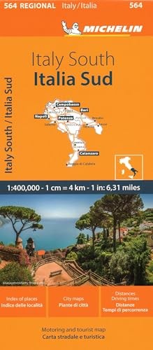 Italy South – Michelin Regional Map 564 : Map