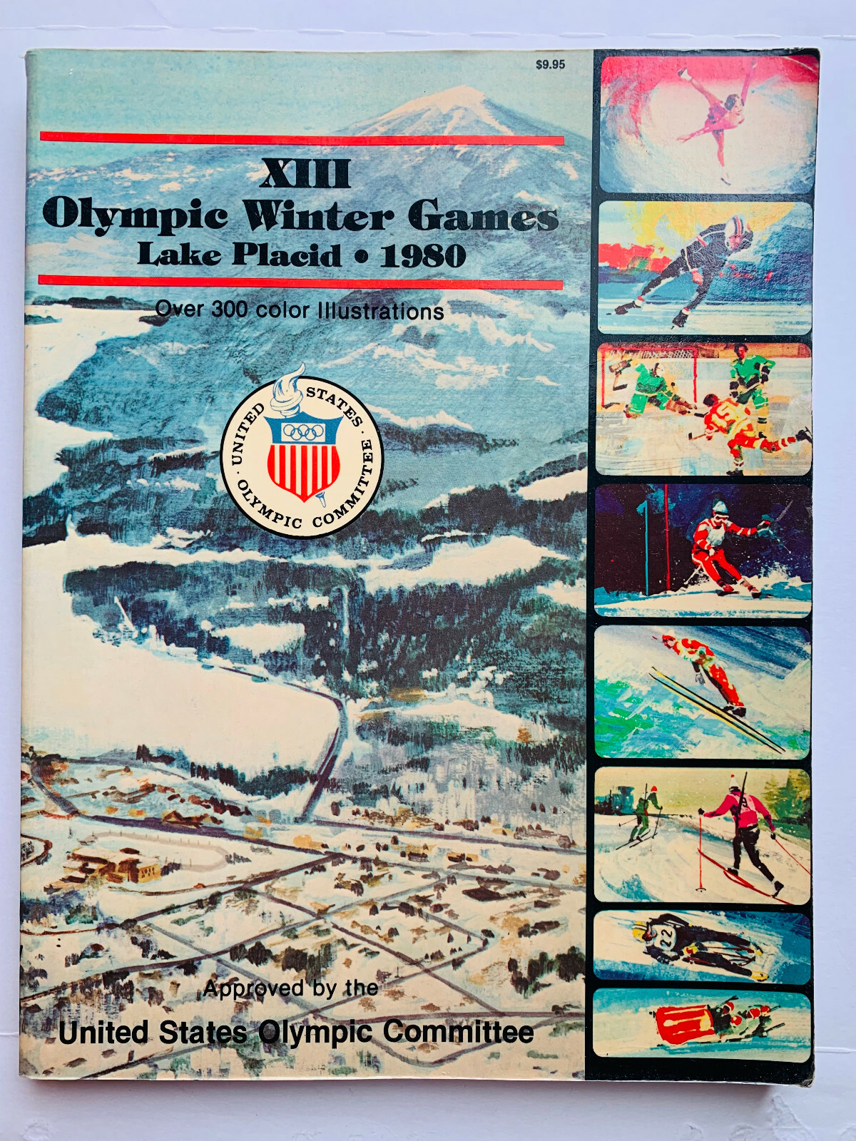 XIII OLYMPIC WINTER GAMES LAKE PLACID 1980 230 PAGES FULL COLOR PHOTOS