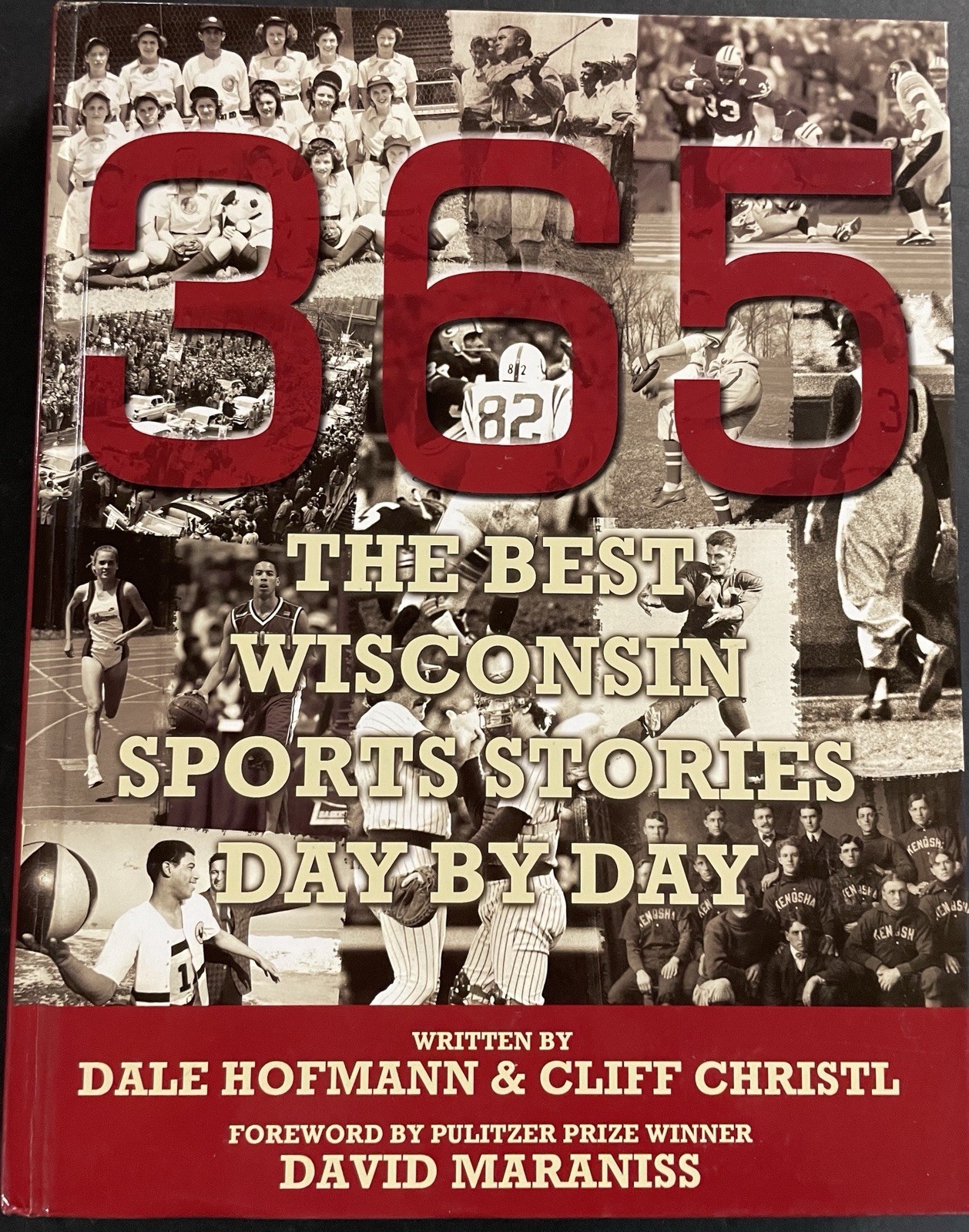 365 BEST WISCONSIN SPORTS STORIES DAY BY DAY by Hofmann & Christl (2010, HC) VG