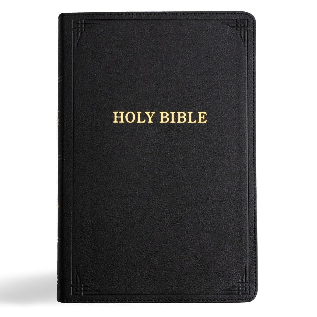 New KJV Bible Giant Print w/Cross-References Ribbon Marker Red Letter Color Maps