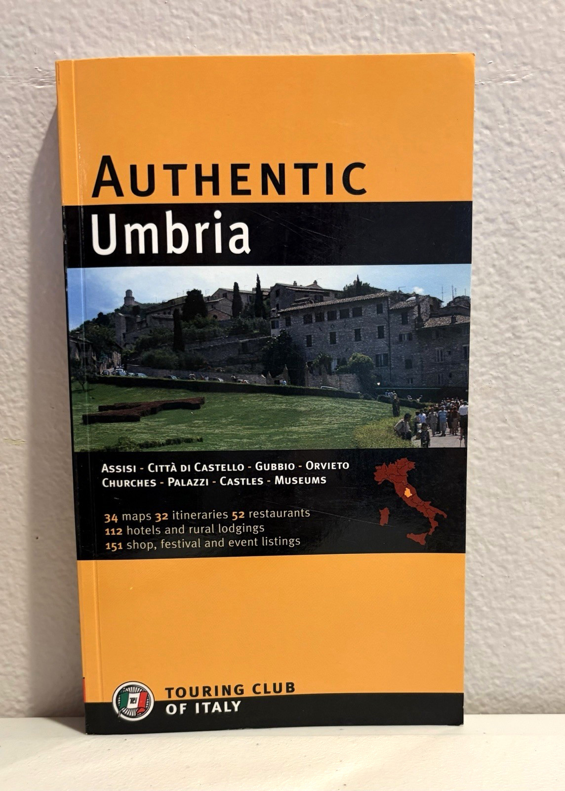 Authentic Umbria Touring Club of Italy Travel Guidebook Maps/Itineraries/Foods++