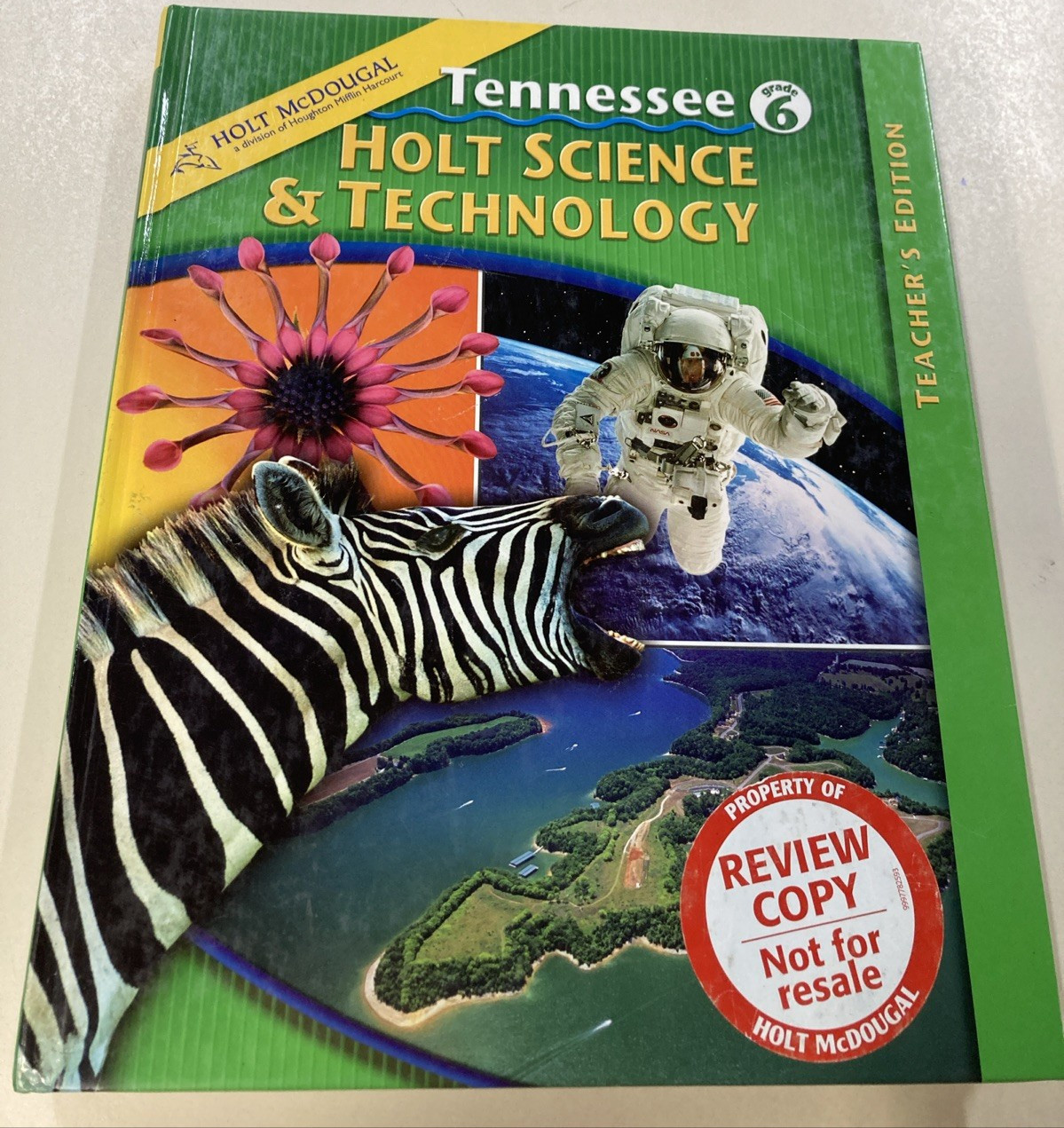 TN Holt Science & Technology Grade 6 Teachers Edition HC Holt McDougal 2010 VG