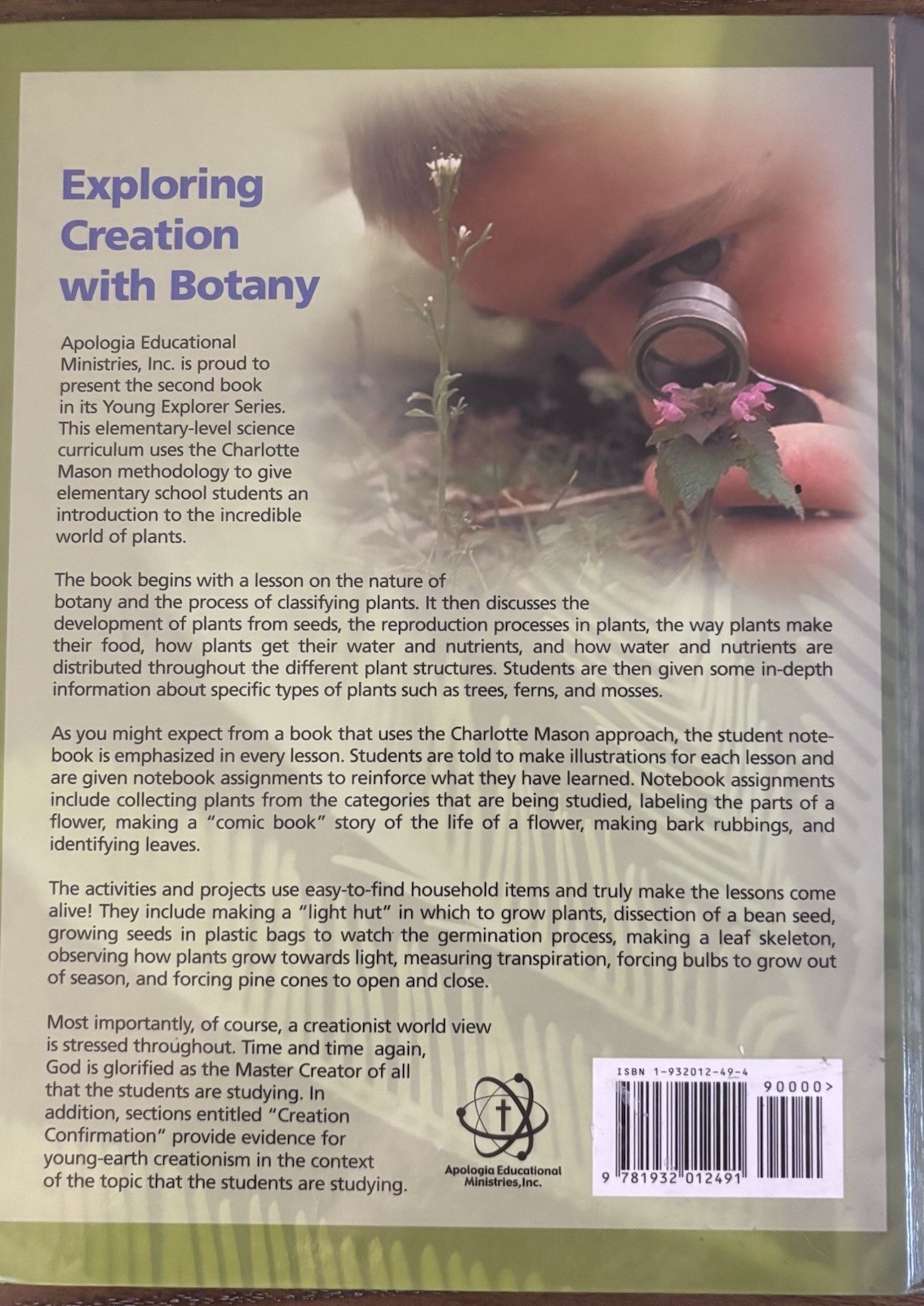 Exploring Creation with Botany by Jeannie Fulbright (2004, Hardcover)