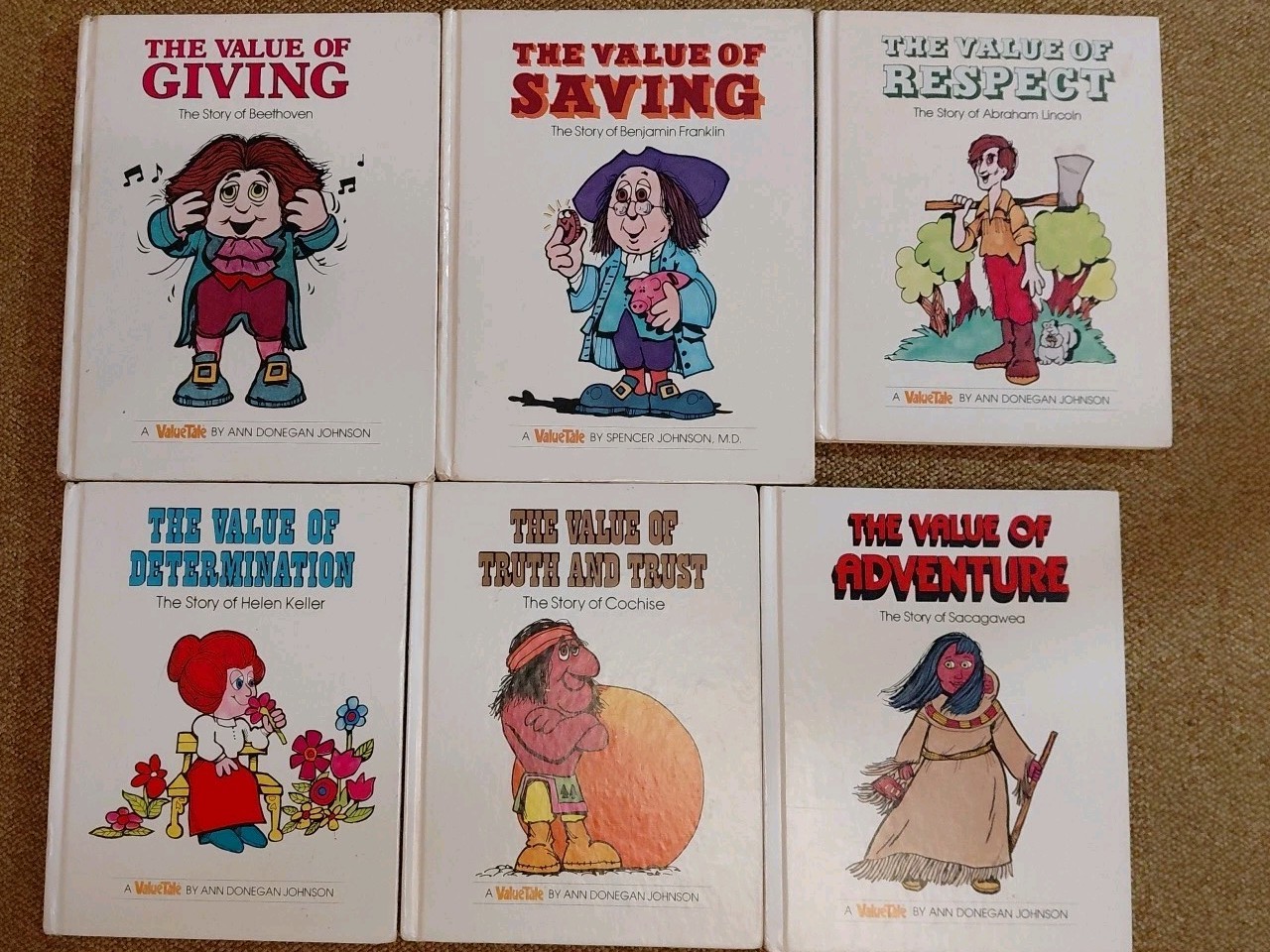 A Value Tale by Ann Johnson Hardback Books Respect Determination Honesty Giving