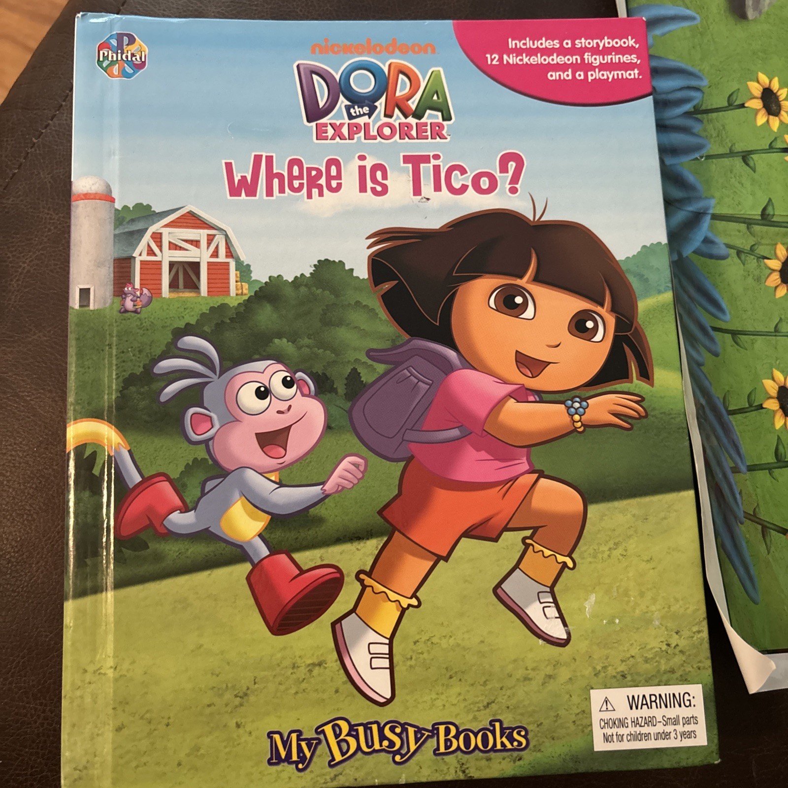 Vintage Dora The Explorer Where Is Tico? Playset Book Figures & Playmat Descript