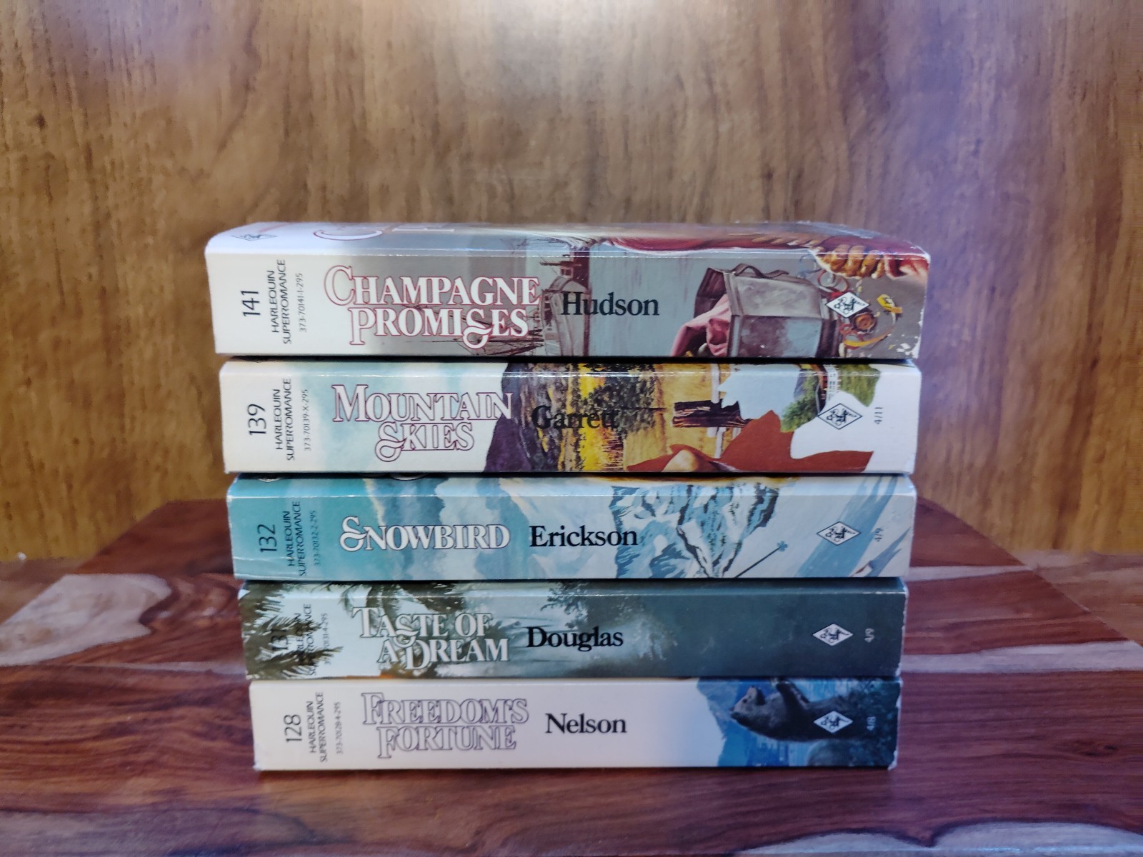 Harlequin Superromance 5 Book Lot Vintage 1980s Paperback Romance Nelson Erickso