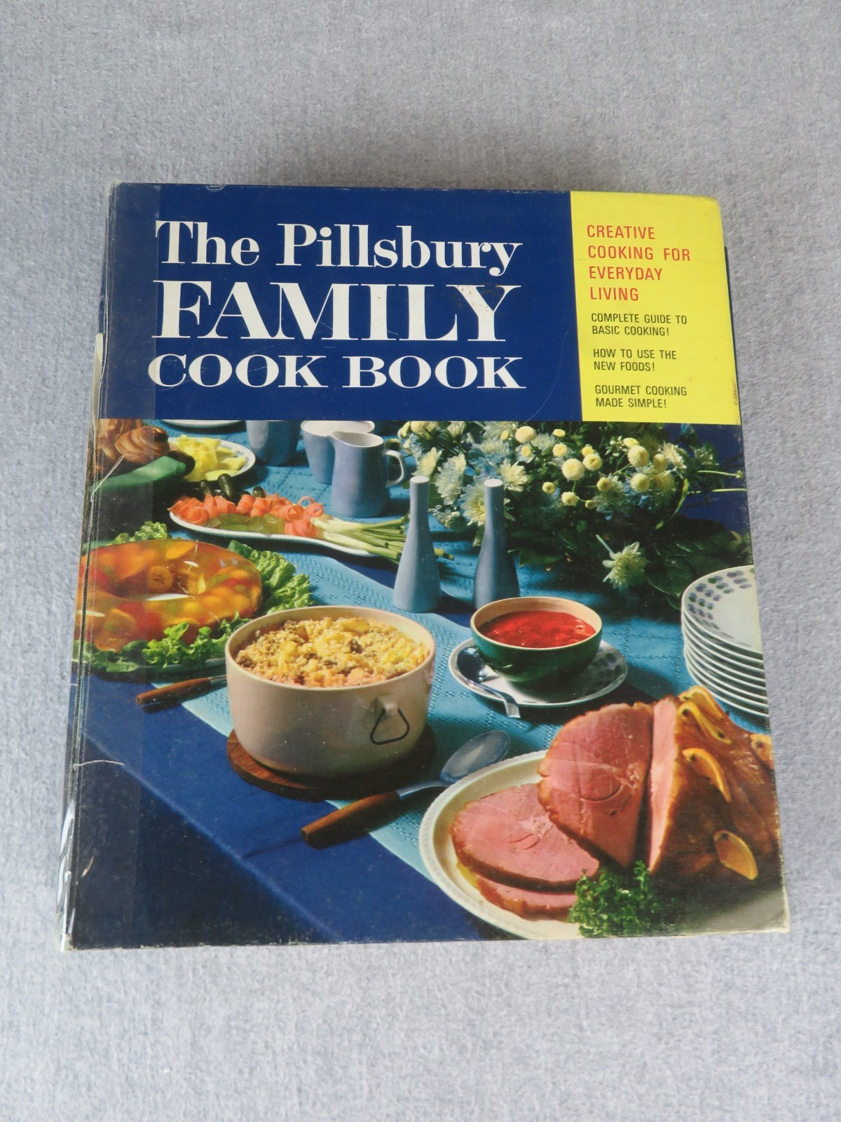 Pillsbury Family Cookbook 1963 3 Ring Binder w/ Index Tabs