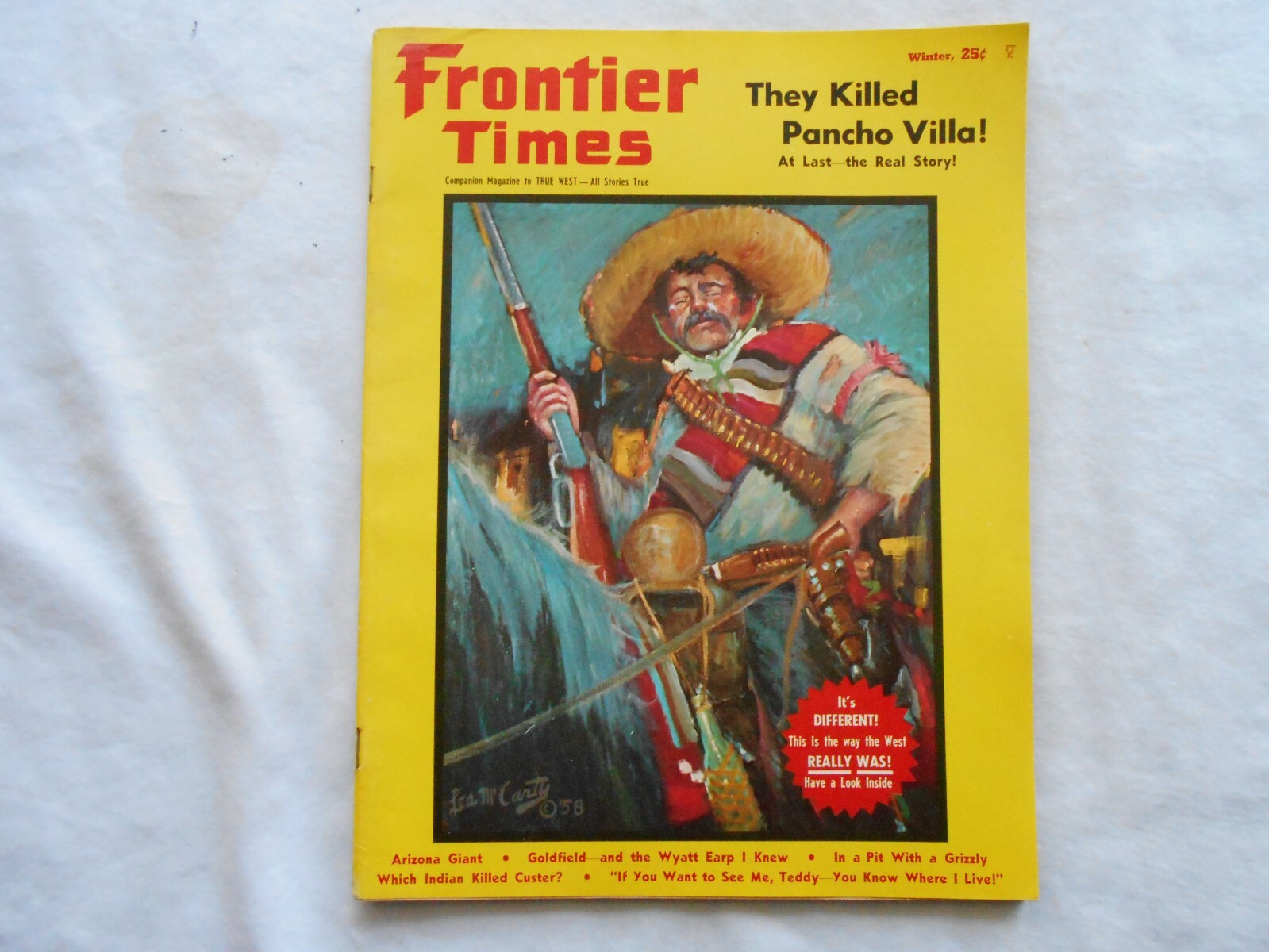 FRONTIER TIMES Magazine-WINTER,1959 PANCHO VILLA