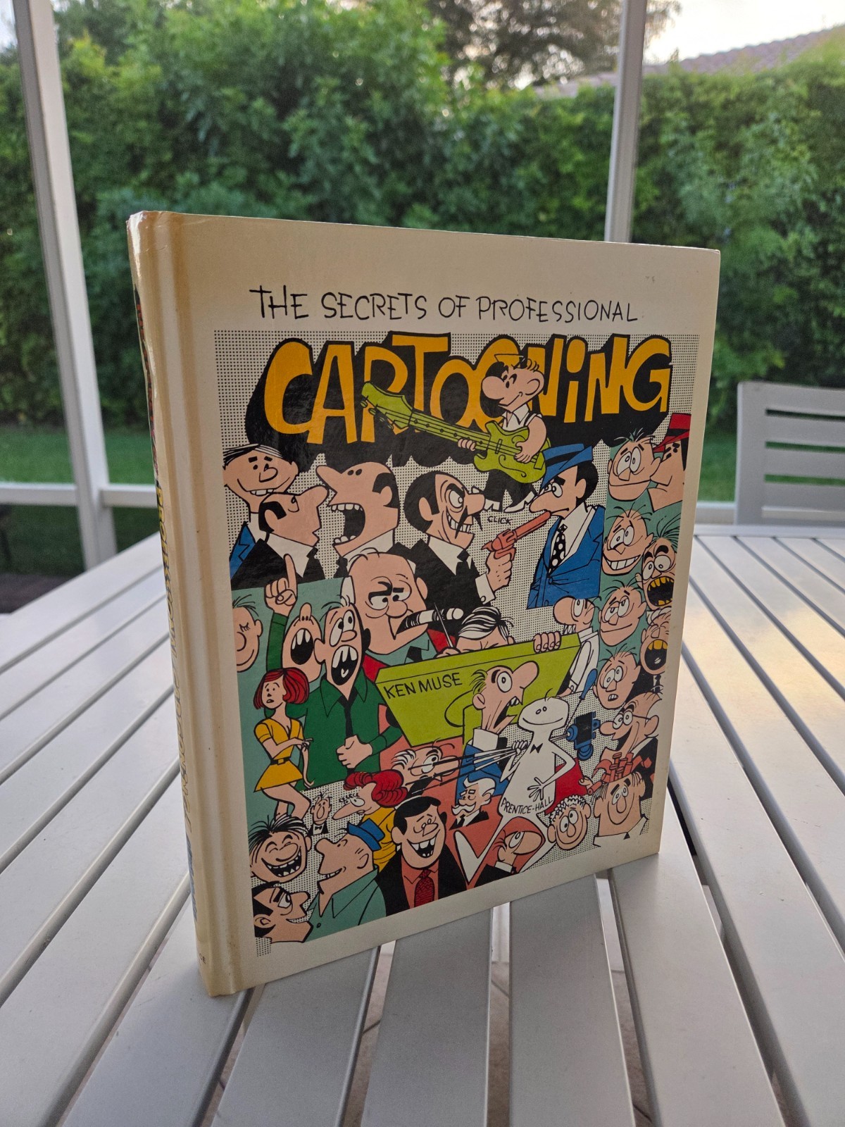 THE SECRETS OF PROFESSIONAL CARTOONING BY KEN MUSE 1981 1ST EDITION