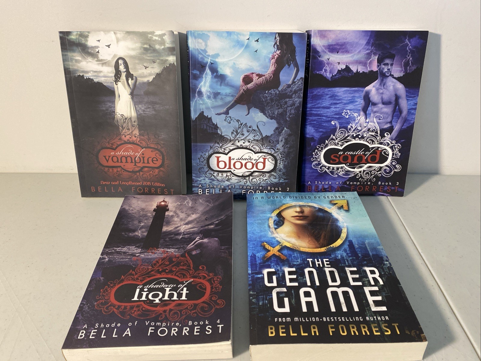 A Shade Of Vampire Series By Bella Forrest Books 1, 2, 3 and 4 + The Gender Game