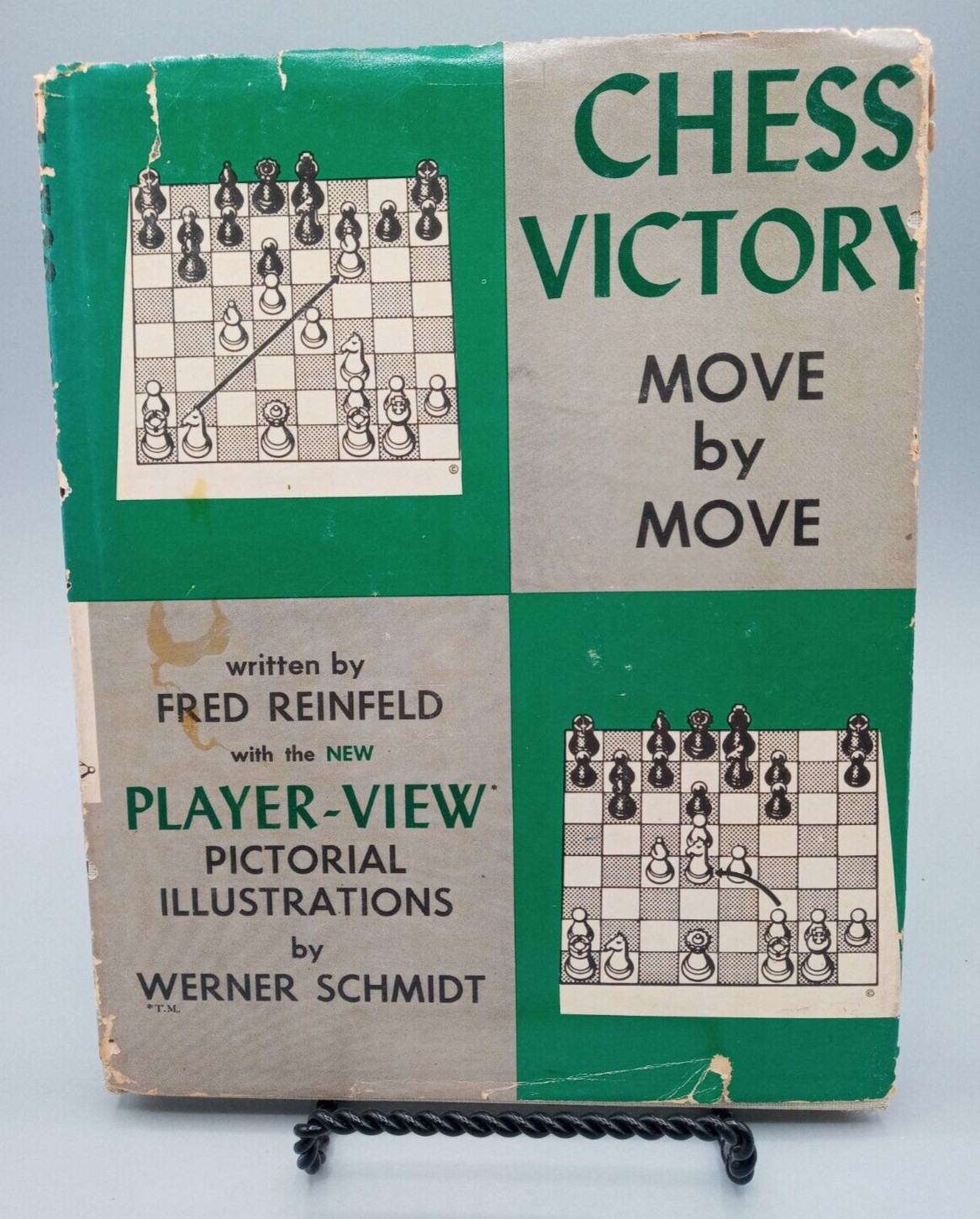 CHESS VICTORY Move by Move – w/ Player-View – By Fred Reinfeld HC