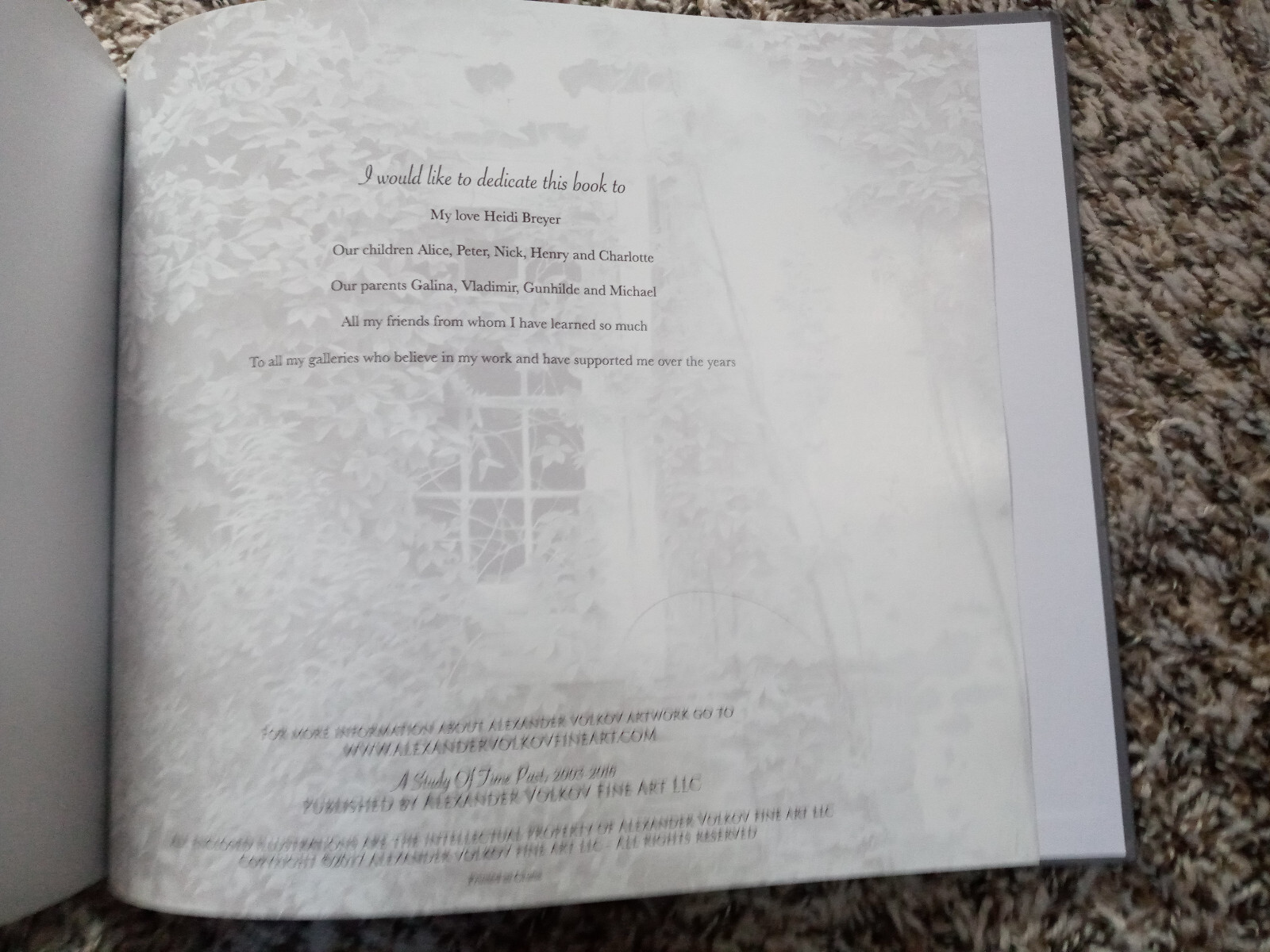 A Study of Time Past, 2003-2016 | Alexander Volkov | 2017 Hardcover | SIGNED!